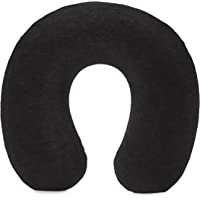 Los mejores  - AmazonBasics - Almohada para cuello- de espuma viscoelástica- Negro